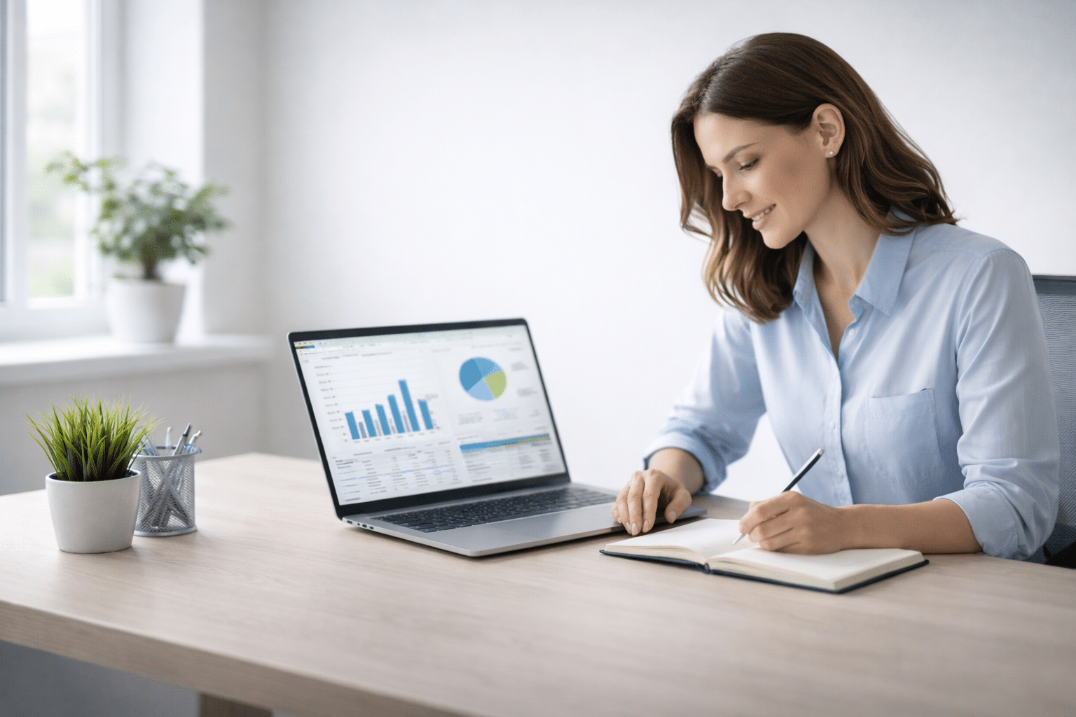 Formation Excel en visio — formateur et stagiaire